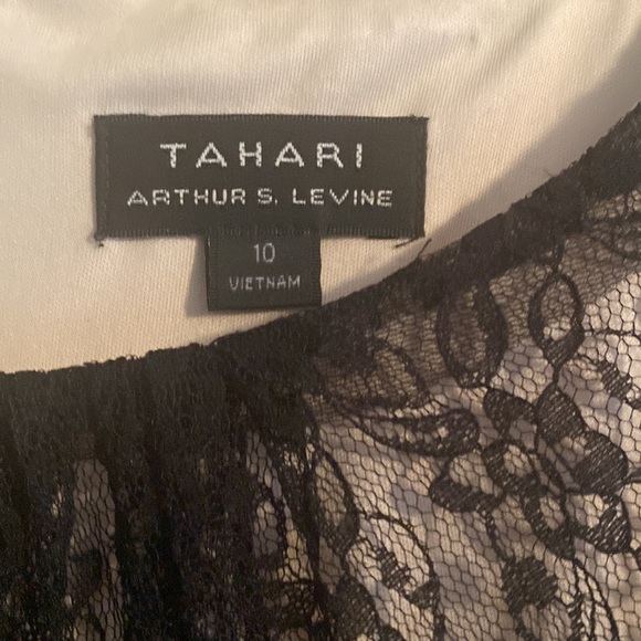 Black lower dress with black lace, size 10, worn once - Picture 2 of 3